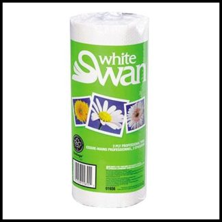 White Swan Paper Towel Single Roll 24 Rolls/Case 01890