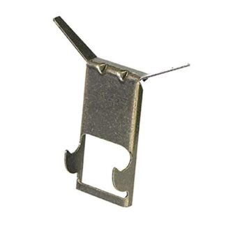 Hillman Steel Brick Block Hanger, Antique Brass, 2 Pack 122354