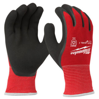 Milwaukee Tool 2XL-Large Red Latex Level 1 Cut Resistant Insulated Winter Dipped Work Gloves 48-22-8914