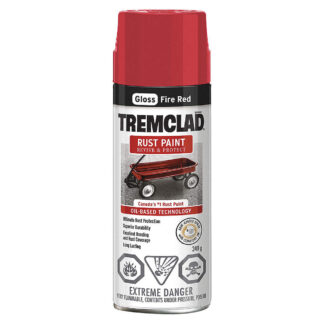 Tremclad 27049B522 340G Oil-Based Rust Paint - Fire Red