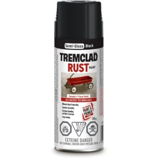Tremclad 270S26B522 340G Oil-Based Rust Paint - Semi-Gloss Black